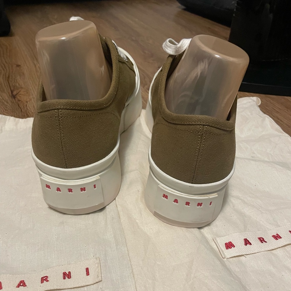 Marni Pablo Canvas Brown Sneakers U.S 8 | EU 41 - Picture 4 of 8